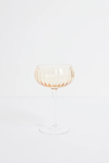 Ripple Light Amber Cocktail Glass