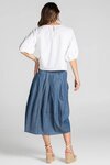 Guru Skirt Basic (Blue Chambray)