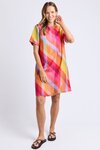 Rena Dress (Rena Striped Print)