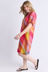 Rena Dress (Rena Striped Print)