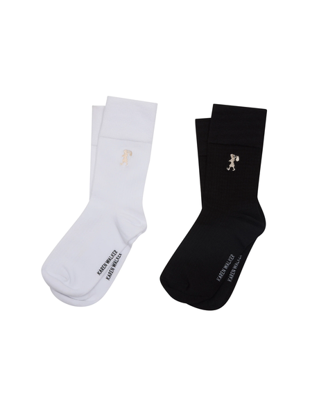 Runaway Embroidered Socks (2 Pack)
