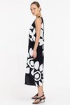Finally Here Dress (Black/White Flower Print)