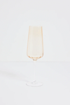 Ripple Light Amber Champagne Flute