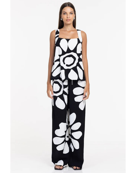 Supreme Pant (Black/White Print)