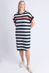 McKinley Dress (Black and White Stripe)