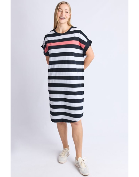 McKinley Dress (Black and White Stripe)