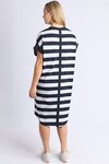 McKinley Dress (Black and White Stripe)