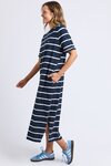 Halli Dress (Navy and White Stripe)