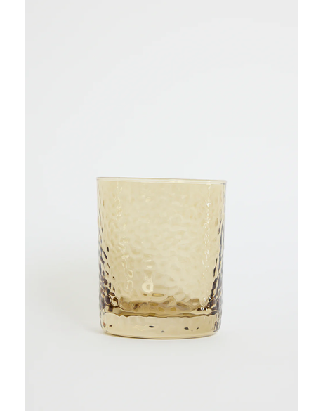 Hammered Amber Tumbler