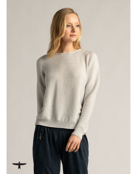 Stitch Sweater - Light Silver