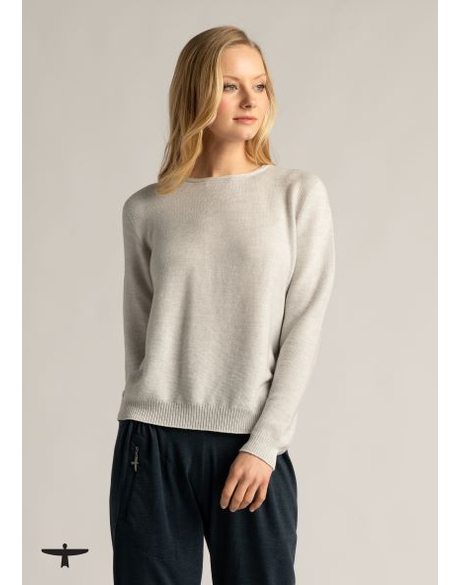 Stitch Sweater - Light Silver