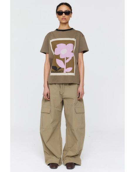 Aiden Tee (Deep Grey + Pink)