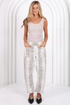 Leo Barrel Jeans (Snake Print)