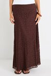 Zeus Lace Bias Maxi Skirt