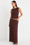 Zeus Lace Bias Maxi Skirt