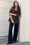 Zoey High Rise Wide Leg Pocket Jean
