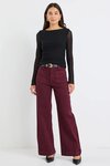 Zoey High Rise Wide Leg Pocket Jean