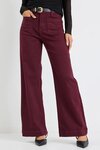 Zoey High Rise Wide Leg Pocket Jean