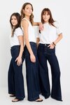 Zoey High Rise Wide Leg Pocket Jean