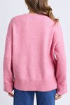 Intersia Heart Knit (Qaurtz Pink)