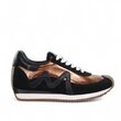 Marvel Sneaker (Bronze Metallic Leather Black Suede)