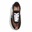Marvel Sneaker (Bronze Metallic Leather Black Suede)