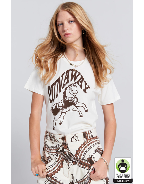 Runaway Carousel Organic Cotton T-Shirt