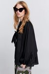 Reining Bow Blouse (Black)