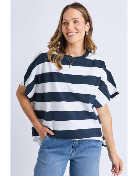 Gab Sweat (Navy with White Stripe)
