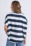 Gab Sweat (Navy with White Stripe)
