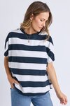 Gab Sweat (Navy with White Stripe)