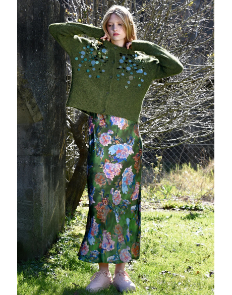 Bias The Way Skirt (Green)