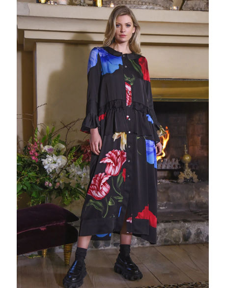 Loosen Up My Buttons Dress