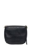 Fifi Crossbody (Black Croc)