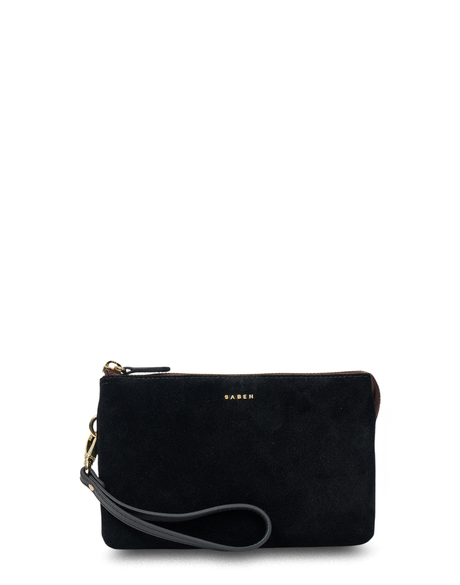 Tilly Crossbody Bag (Black Suede)