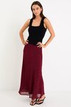 Emporium Satin Bias Cut Midi Skirt