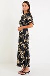 Stage Puff Sleeve Floaty Maxi Dress