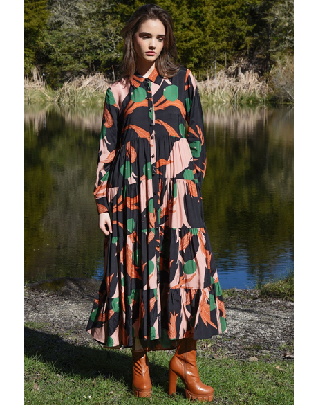 Sun & The Swoon Dress (Black)