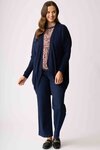 Open Front Midi Cardigan (Midnight)