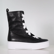 Katerina Boot (Black White Sole)