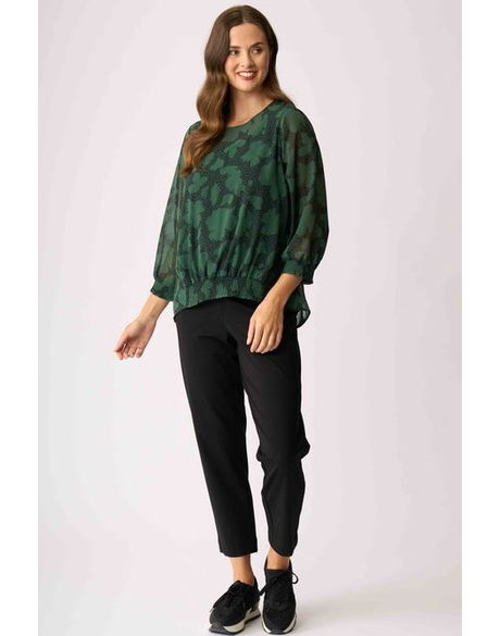 Shirred Detail Top