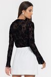 Gigi Top (Black Floral)