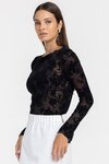 Gigi Top (Black Floral)