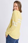 Adora Long Sleeve Tee (Pale Lemon)