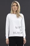 Live in Black Tee