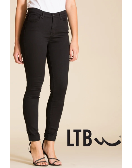 Tanya X-Mid Ris Skinny Jean (Black)
