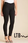 Tanya X-Mid Ris Skinny Jean (Black)