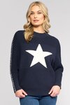 Batwing Star Sweater