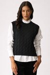 Cabled Vest