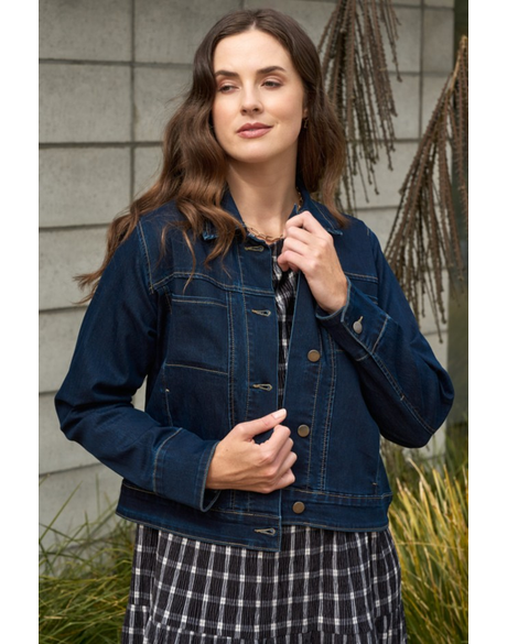 Hidden Pockets Denim Jacket